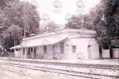 Antigua Estación de Ferrocarril (Foto circulada en la cuenta oficial de Facebook del área de Comunicación Social del Gobierno de Apan)